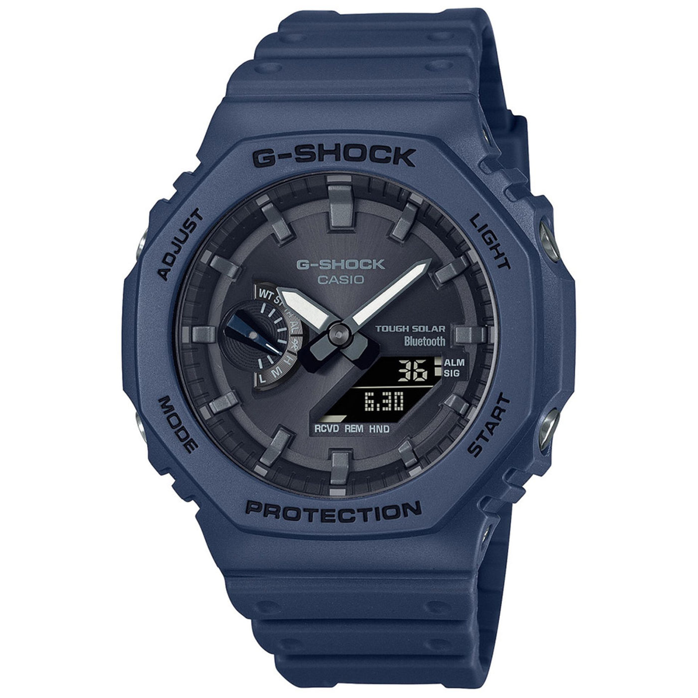 Casio Herren Analog-Digital Uhr mit Kunststoffband - Schwarz