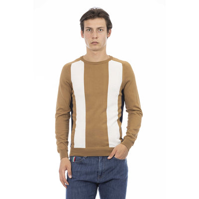 Baldinini Herren Pullover - Gestreift - 100% Baumwolle - Italien