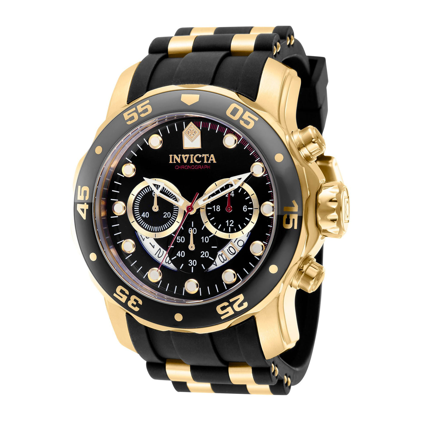 Invicta Herren Chronograph Uhr mit Silikonband