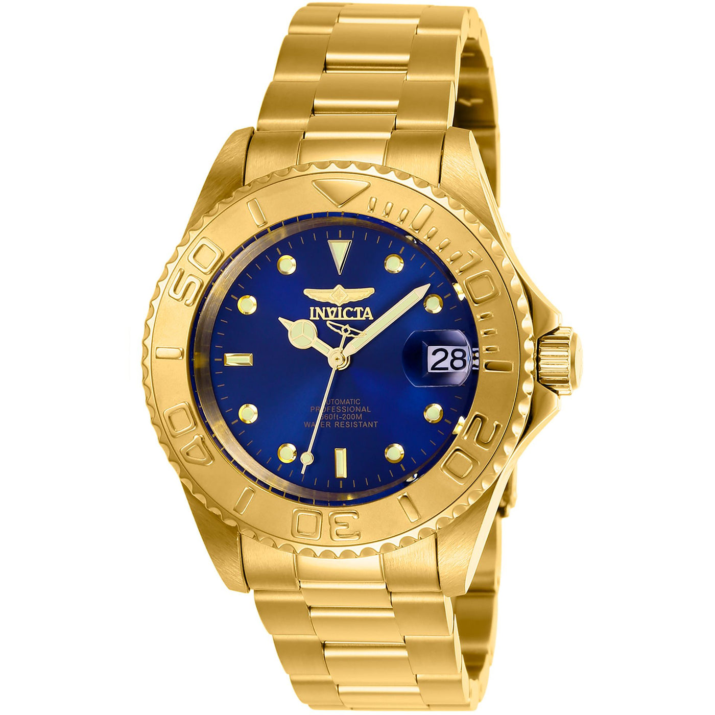 Invicta Herren Edelstahl Uhr mit Quarzwerk