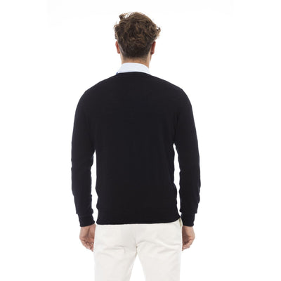 Alpha Studio Herren Pullover mit V-Ausschnitt