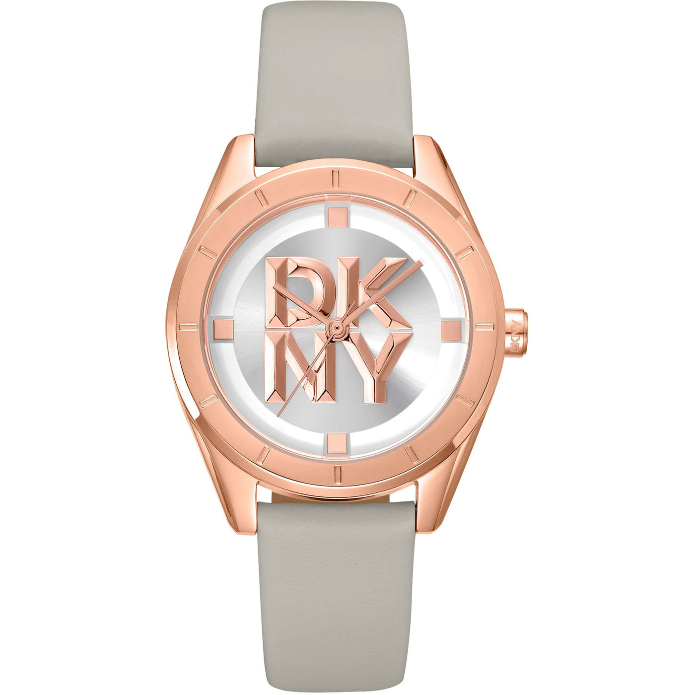 Dkny Damen Uhr mit Lederarmband