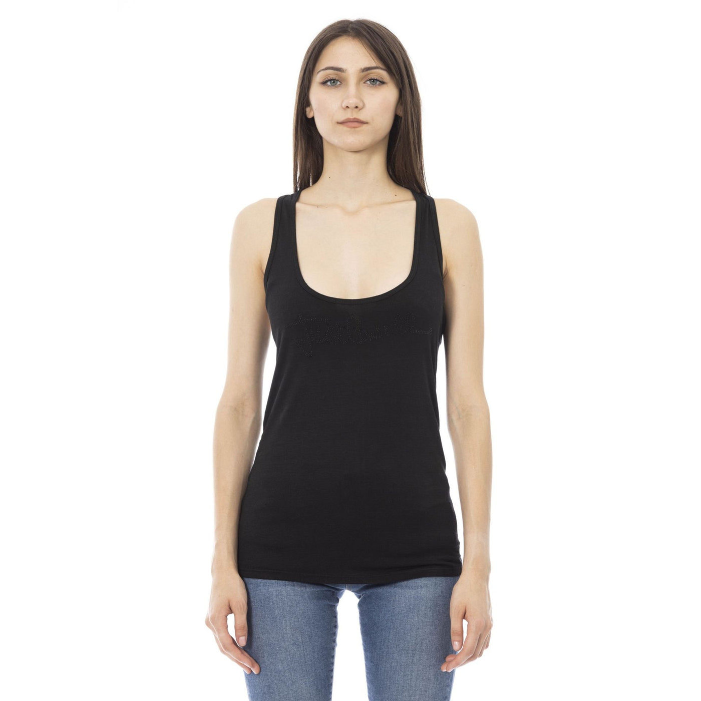 Just Cavalli Damen Unterhemd in Einfarbig – Designer Beachwear