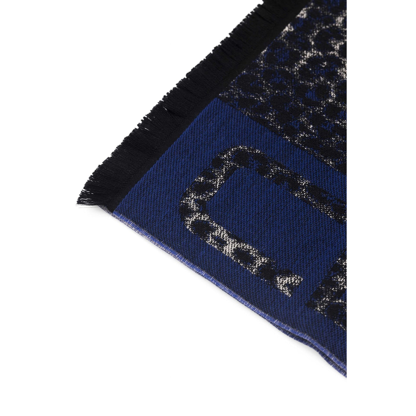 Cavalli Class Herren Schal in Grau aus Wolle und Acryl
