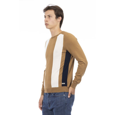 Baldinini Herren Pullover - Gestreift - 100% Baumwolle - Italien