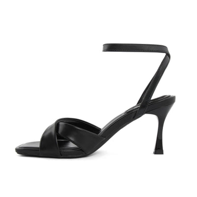 Elegante Damen Sandalette mit Knöchelriemen
