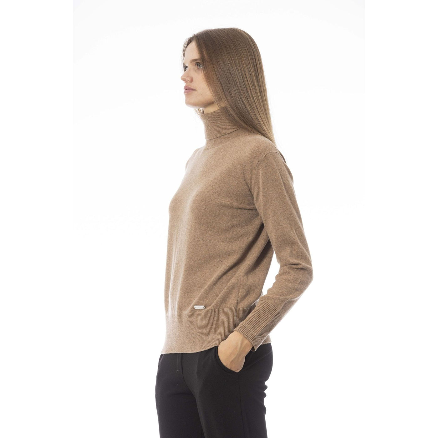 Baldinini Damen Rollkragenpullover in Einfarbig