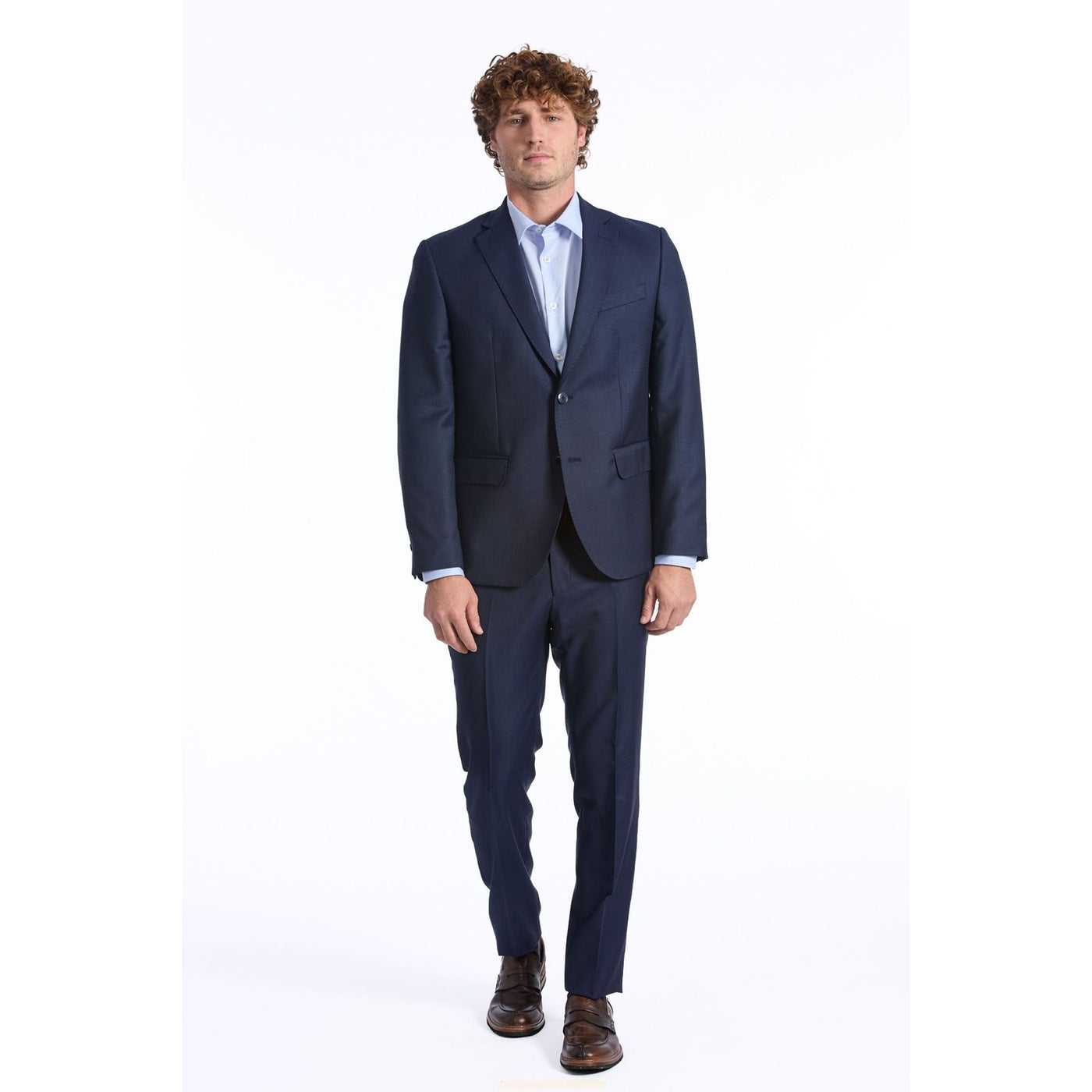 Baldinini Herrenanzug in Schwarz – Slim Fit aus 100% Wolle