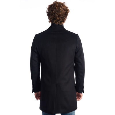 Baldinini Trend Mantel für Herren in Schwarz – Hochwertiger Designer-Mantel