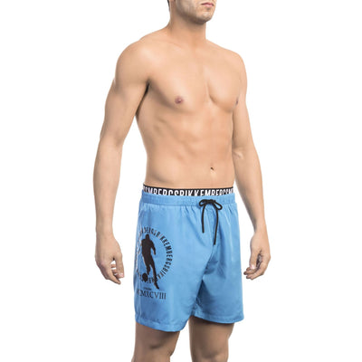 Bikkembergs Herren Badeanzug in Blau mit Logo