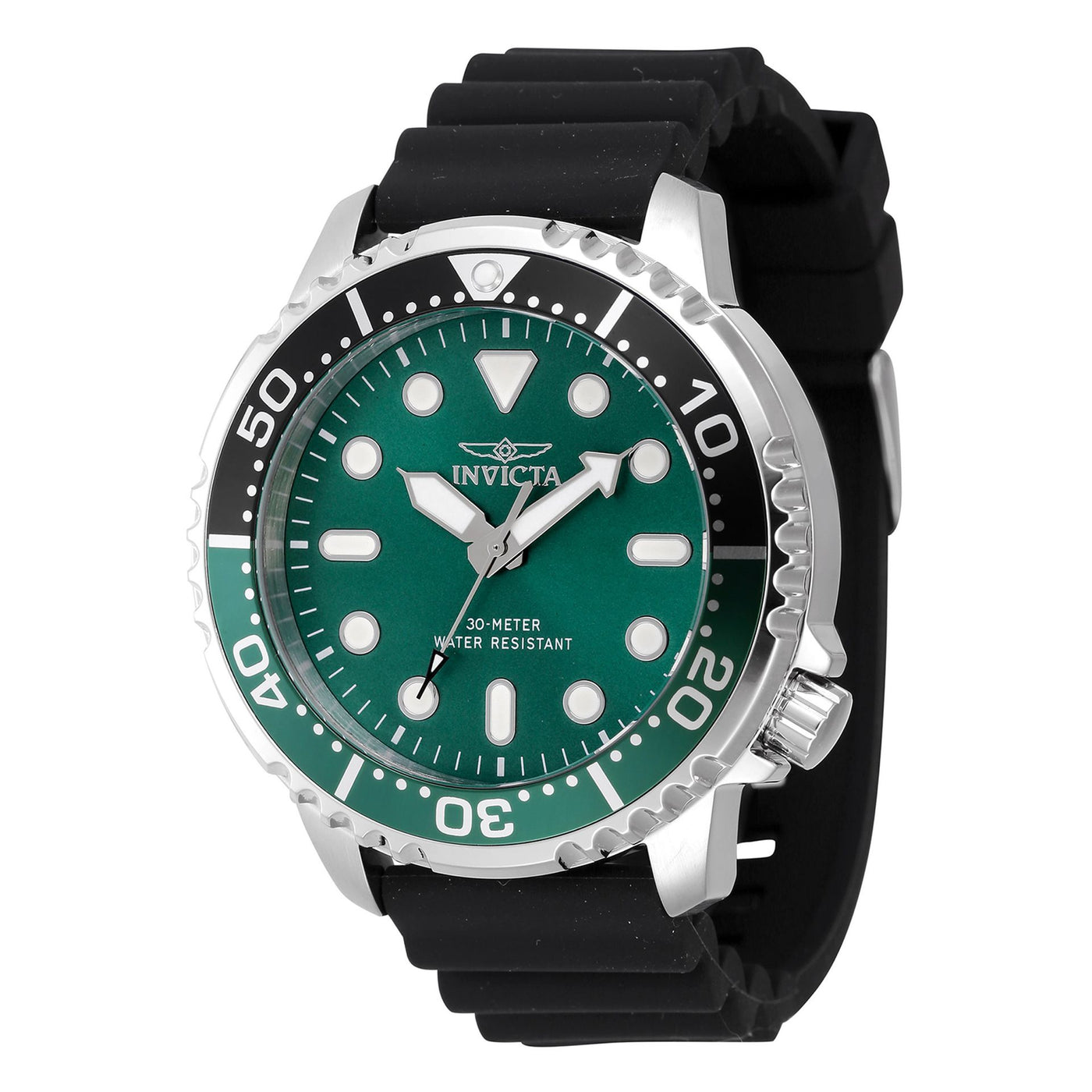 Invicta Herren Uhr – Edelstahl & Silikon