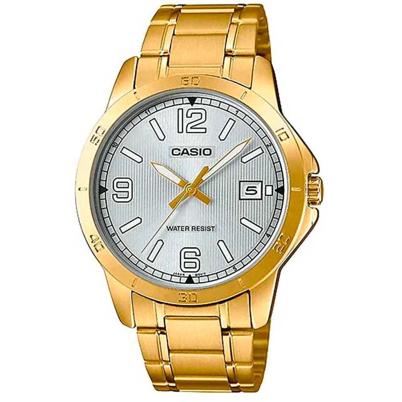 Casio Herren Edelstahl Uhr mit analogem Ziffernblatt