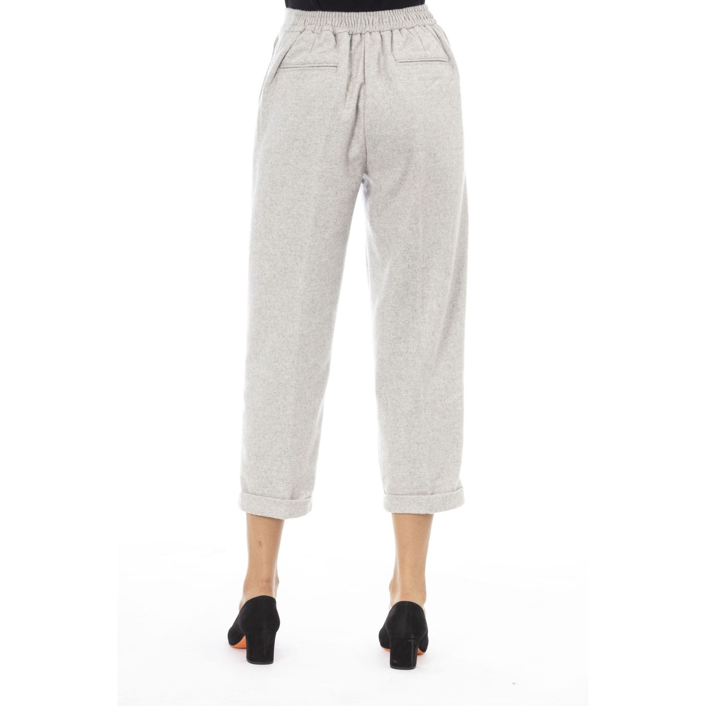Alpha Studio Damen Hosen in Einfarbig - Italienische Designer-Mode