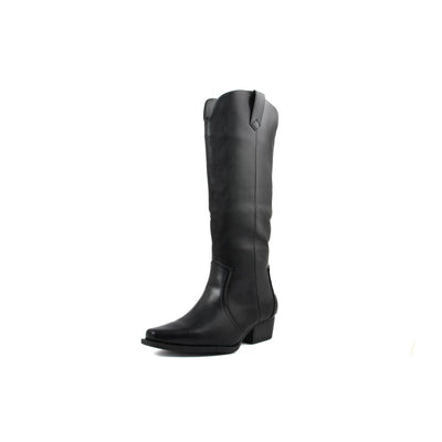 Fashion Attitude Damen Stiefel aus Kunstleder in Schwarz