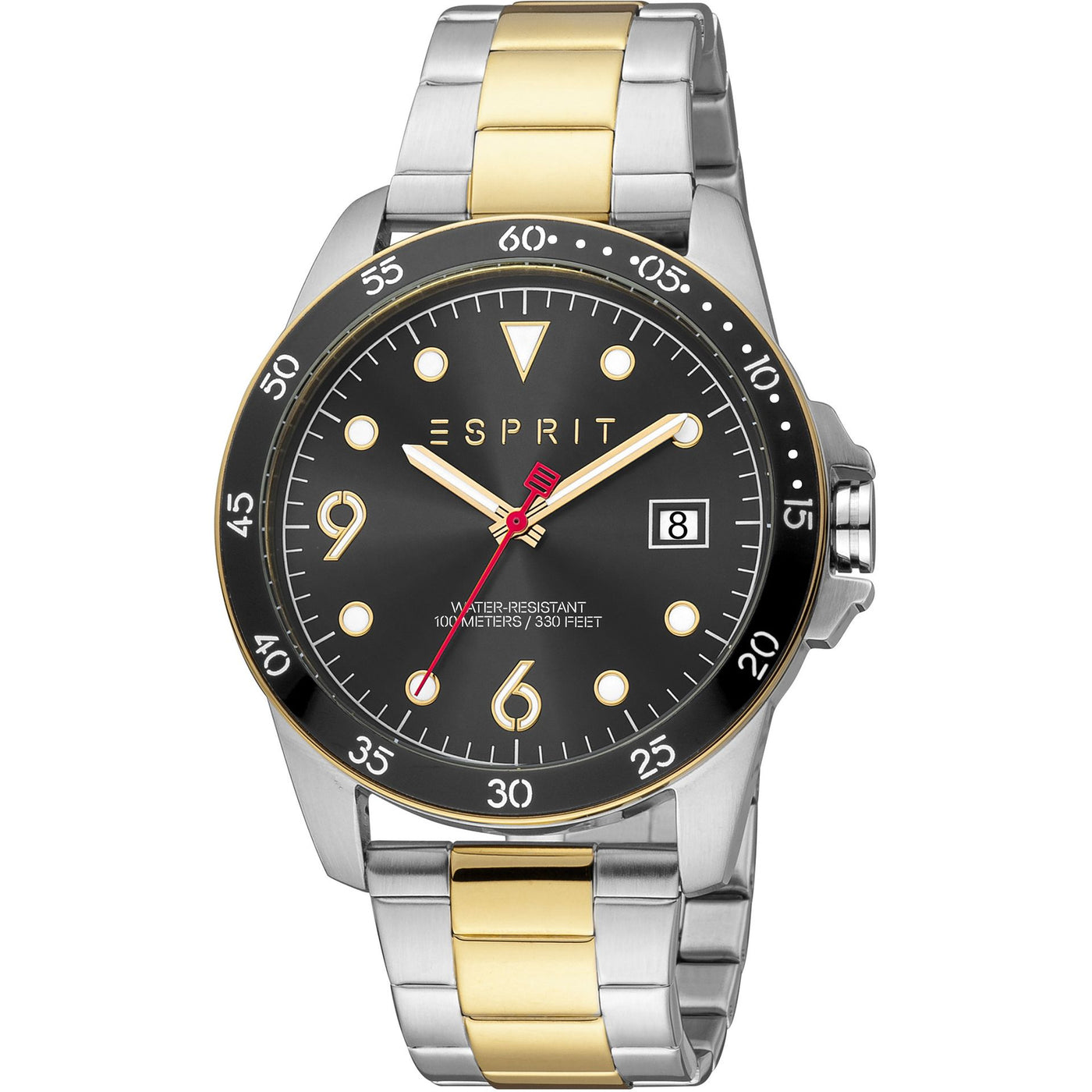 Esprit Herren Uhr - Edelstahl, Analog, Quarz