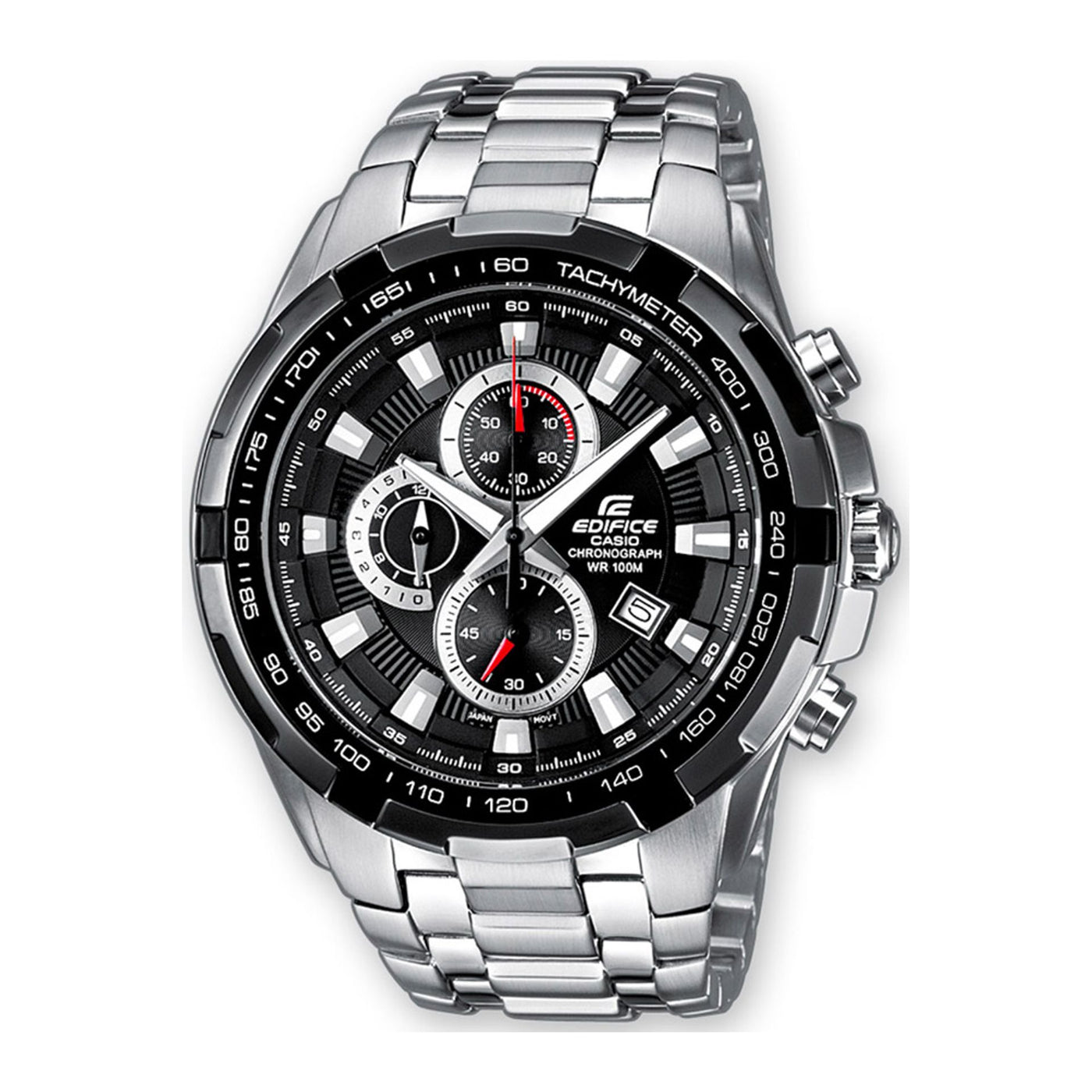 Casio Herren Chronograph Uhr mit Edelstahlarmband