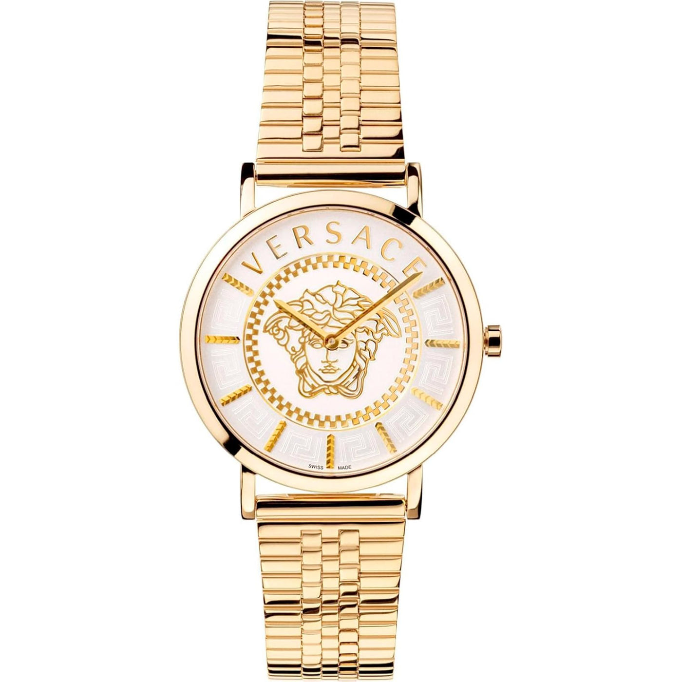 Versace Damen Uhr – Stilvolle Edelstahlzeitmesser