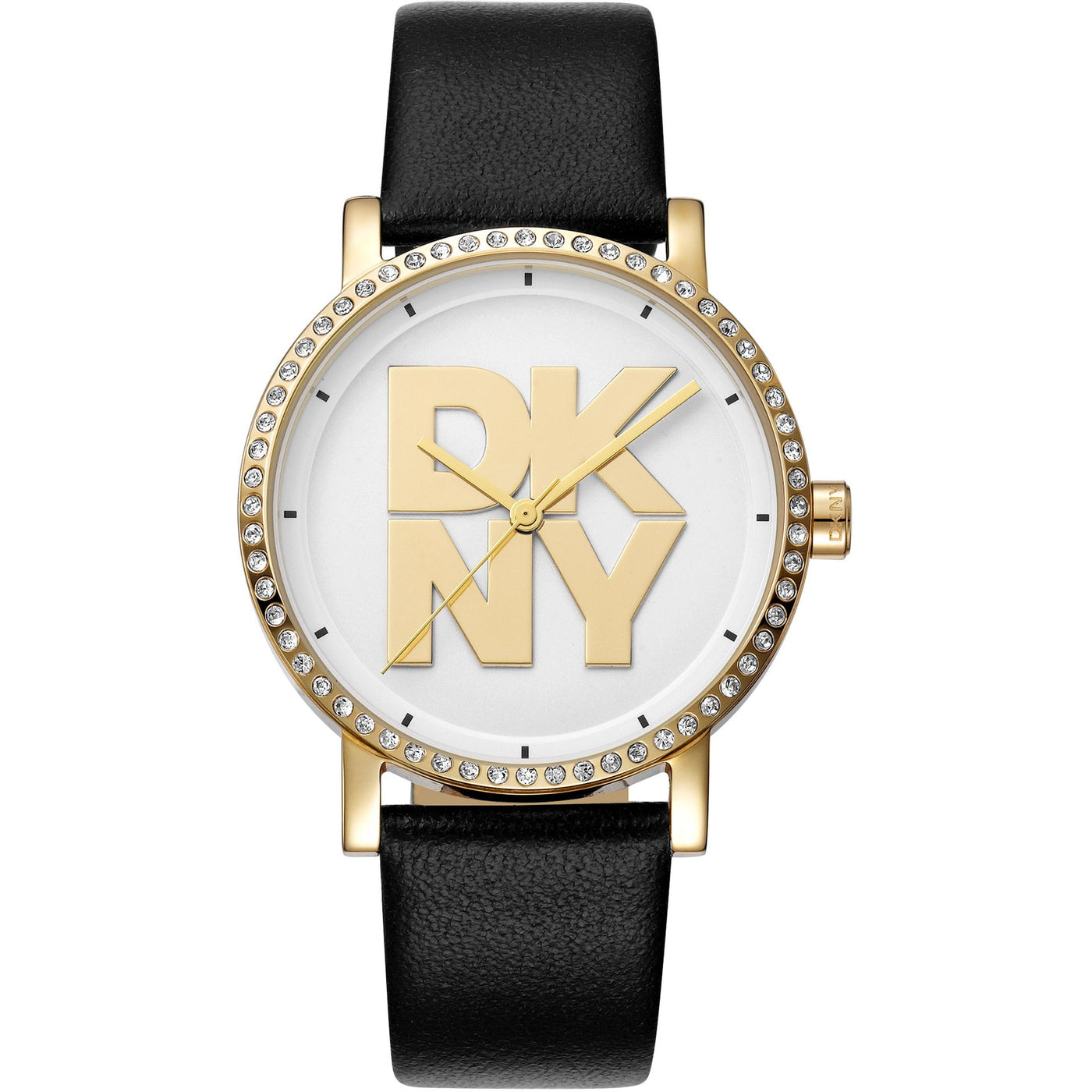 Dkny Damen Uhr - Elegantes Lederarmband
