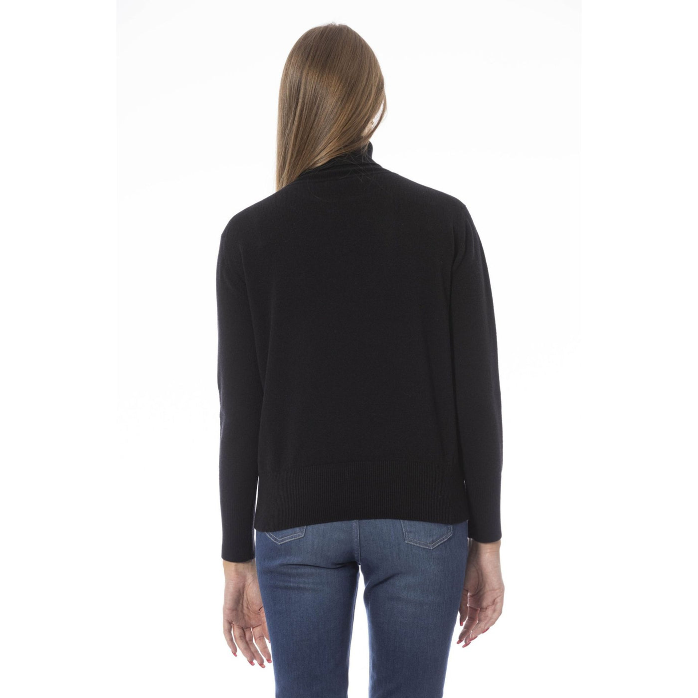 Baldinini Damen Pullover in Einfarbig mit Rollkragen