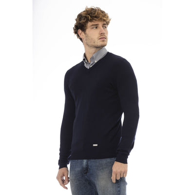 Baldinini Herren Pullover mit V-Ausschnitt