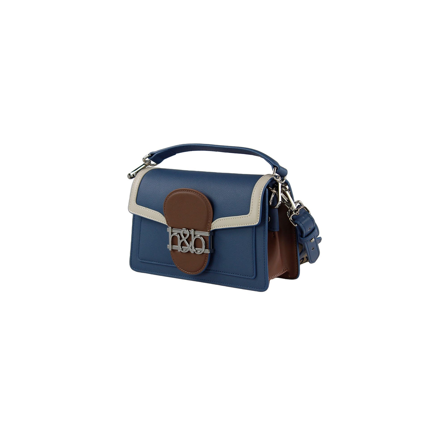 Harmont&Blaine Damen Umhängetasche aus Leder in Schwarz – Stilvolle Designer-Tasche
