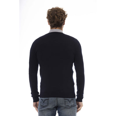 Baldinini Herren Pullover mit V-Ausschnitt