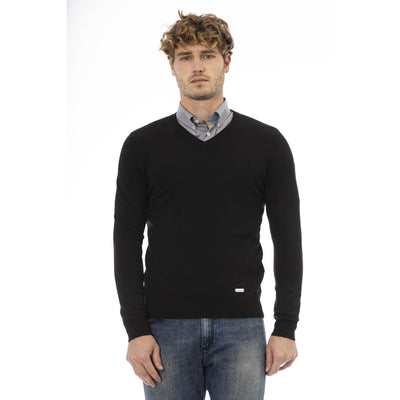 Baldinini Herren Pullover mit V-Ausschnitt