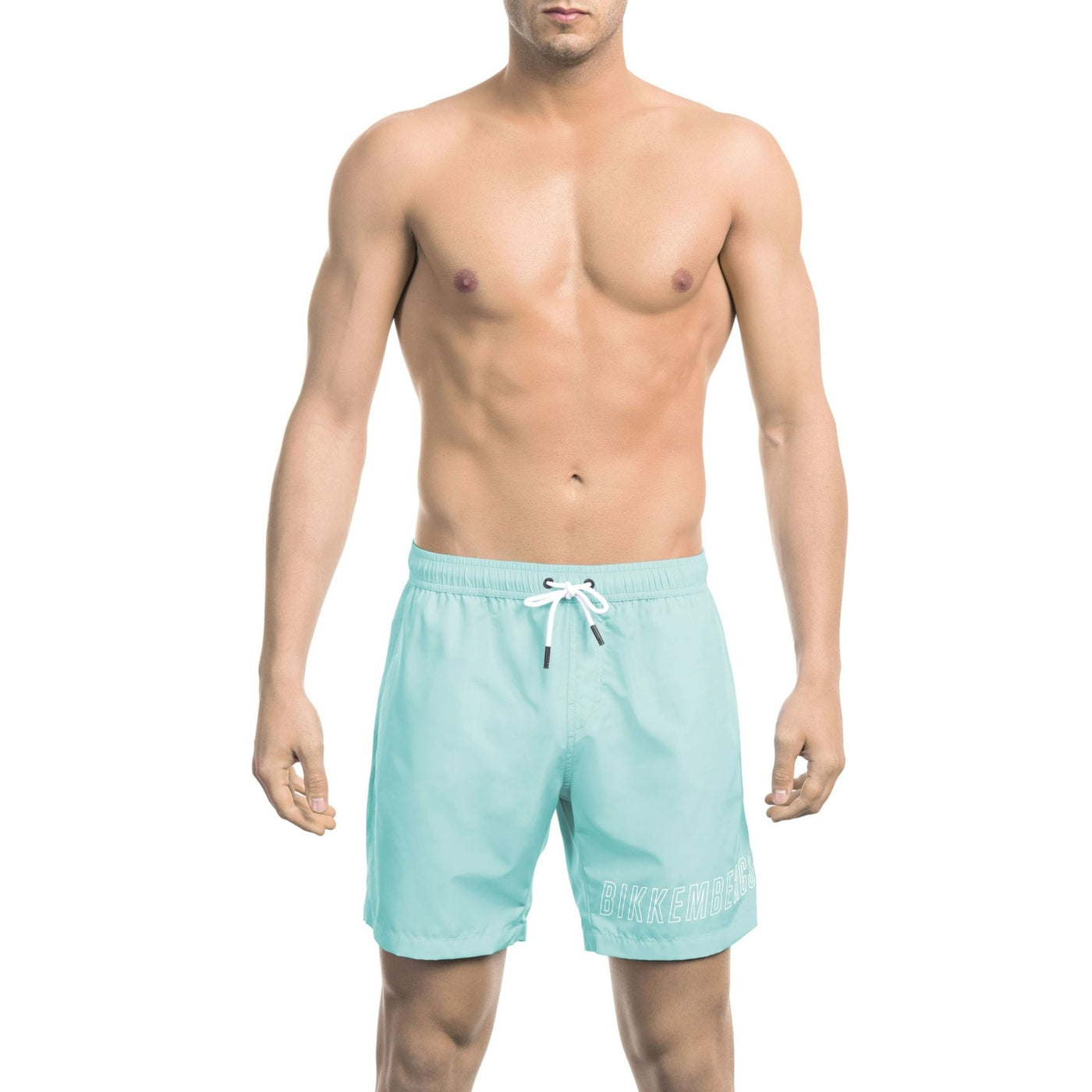 Bikkembergs Herren Einfarbige Beachwear Schwimmshorts