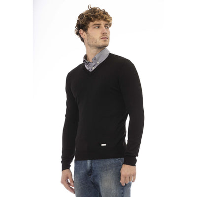 Baldinini Herren Pullover mit V-Ausschnitt