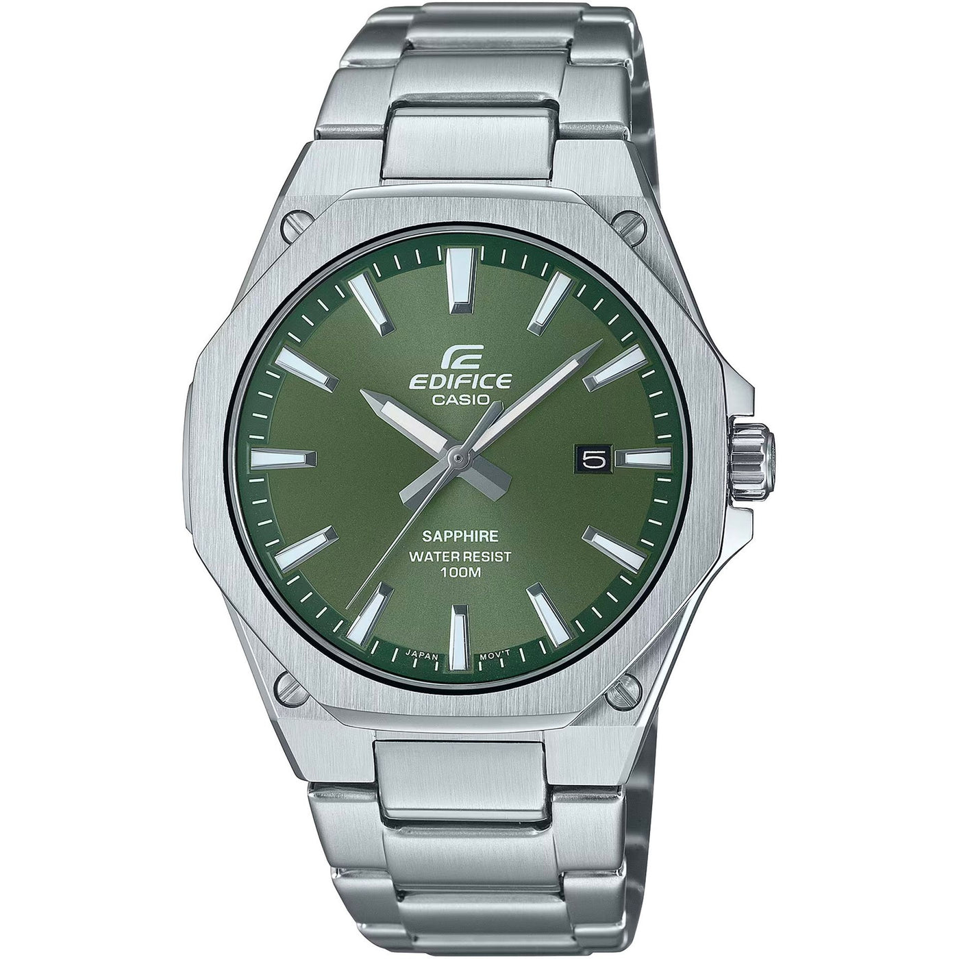 Casio Herren Edelstahl Uhr mit Quarzwerk