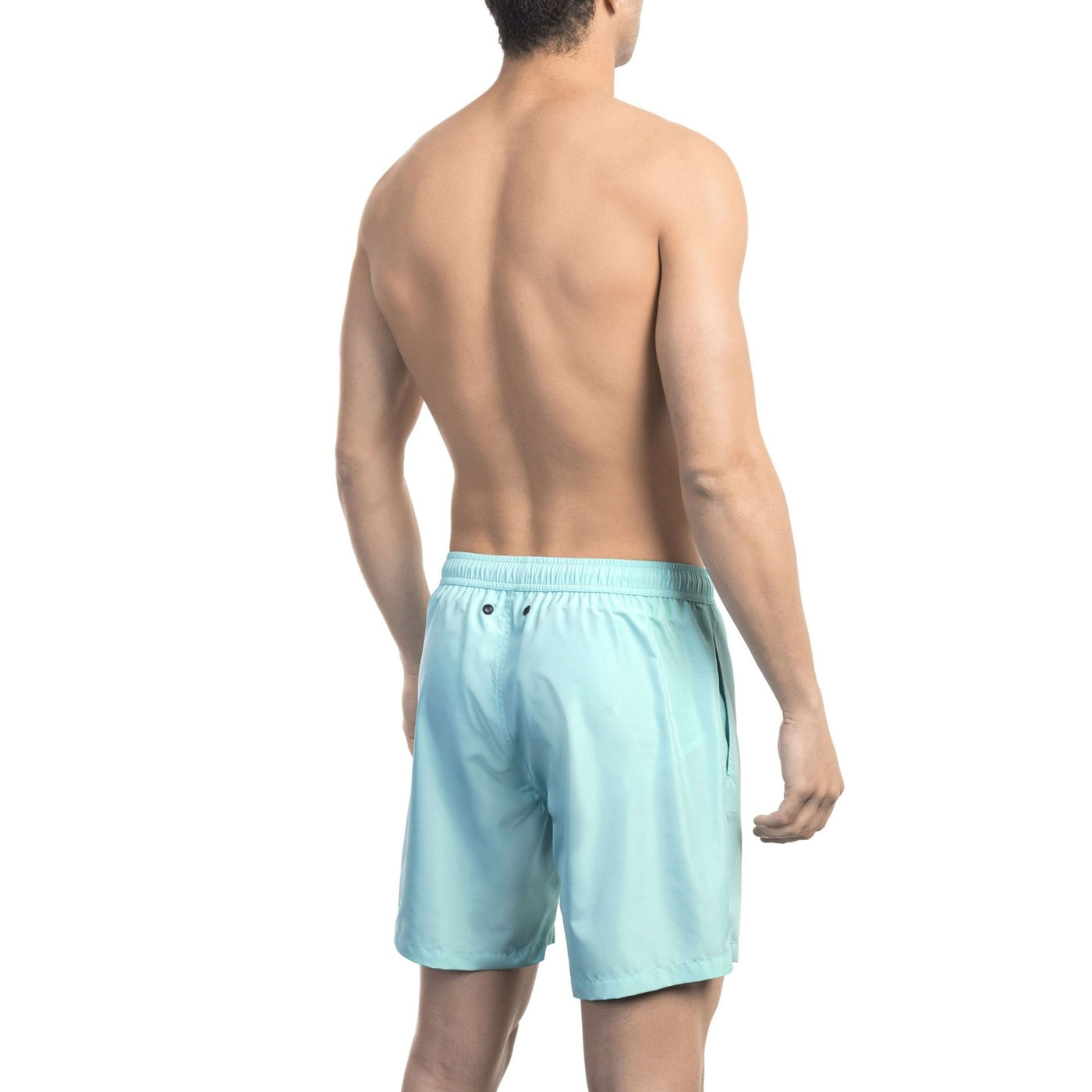 Bikkembergs Herren Einfarbige Beachwear Schwimmshorts