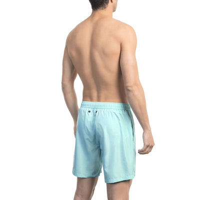 Bikkembergs Herren Einfarbige Beachwear Schwimmshorts