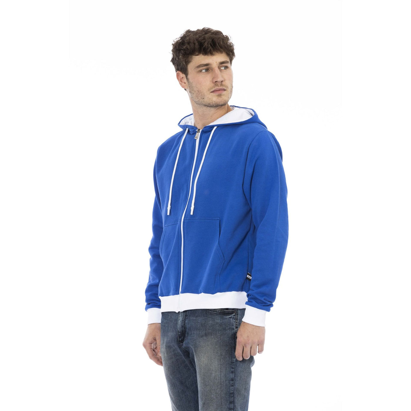 Baldinini Herren Trend Sweatshirt mit Reißverschluss