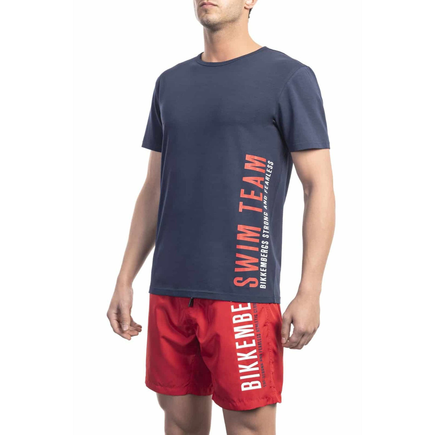 Bikkembergs Herren T-Shirt in Einfarbig - Designer Beachwear
