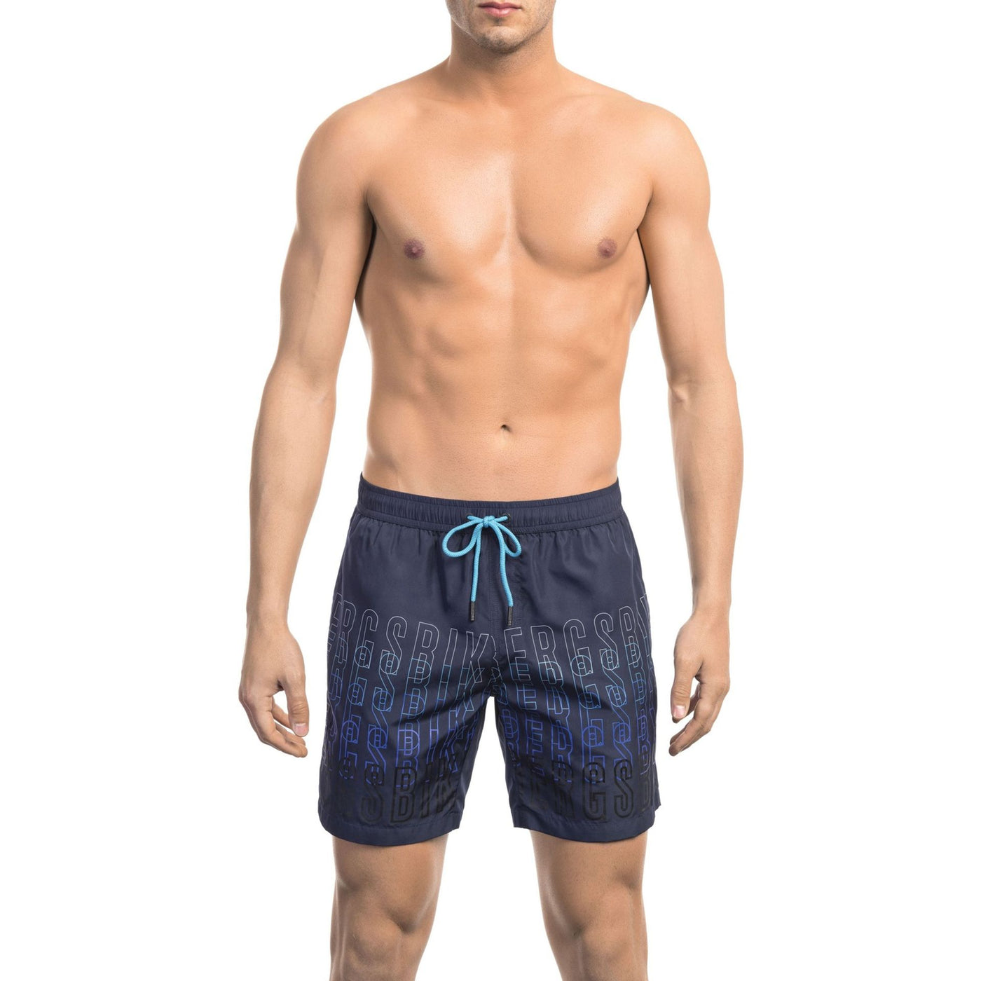 Bikkembergs Herren Beachwear Schwimmshorts - Schwarz