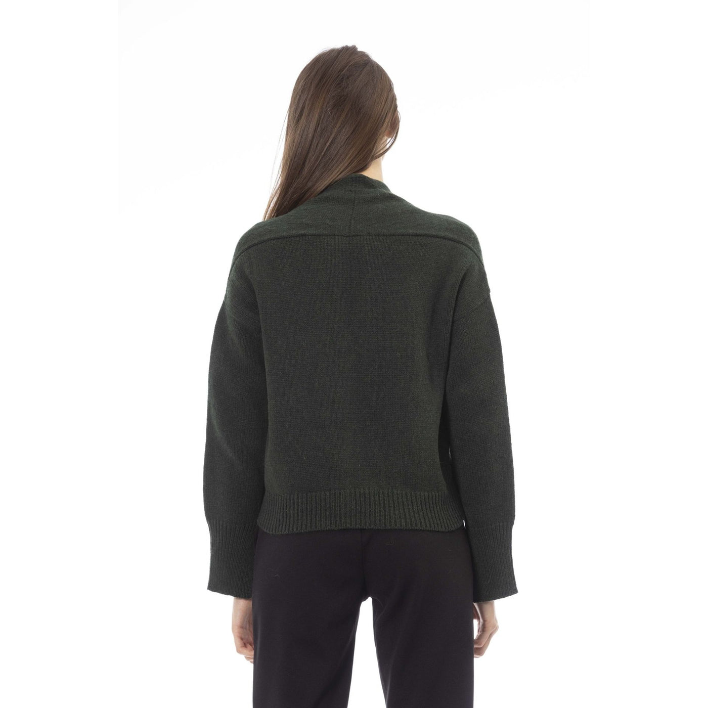 Alpha Studio Damen Pullover mit V-Ausschnitt