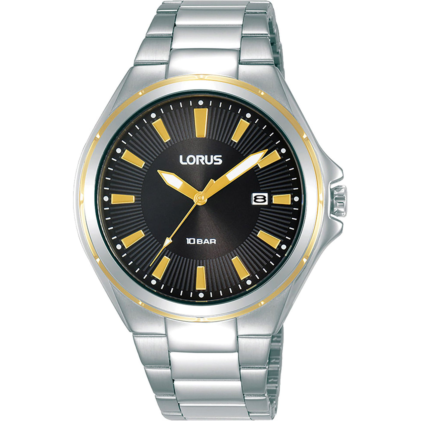 Lorus Herren Uhr aus Edelstahl mit Datumsanzeige
