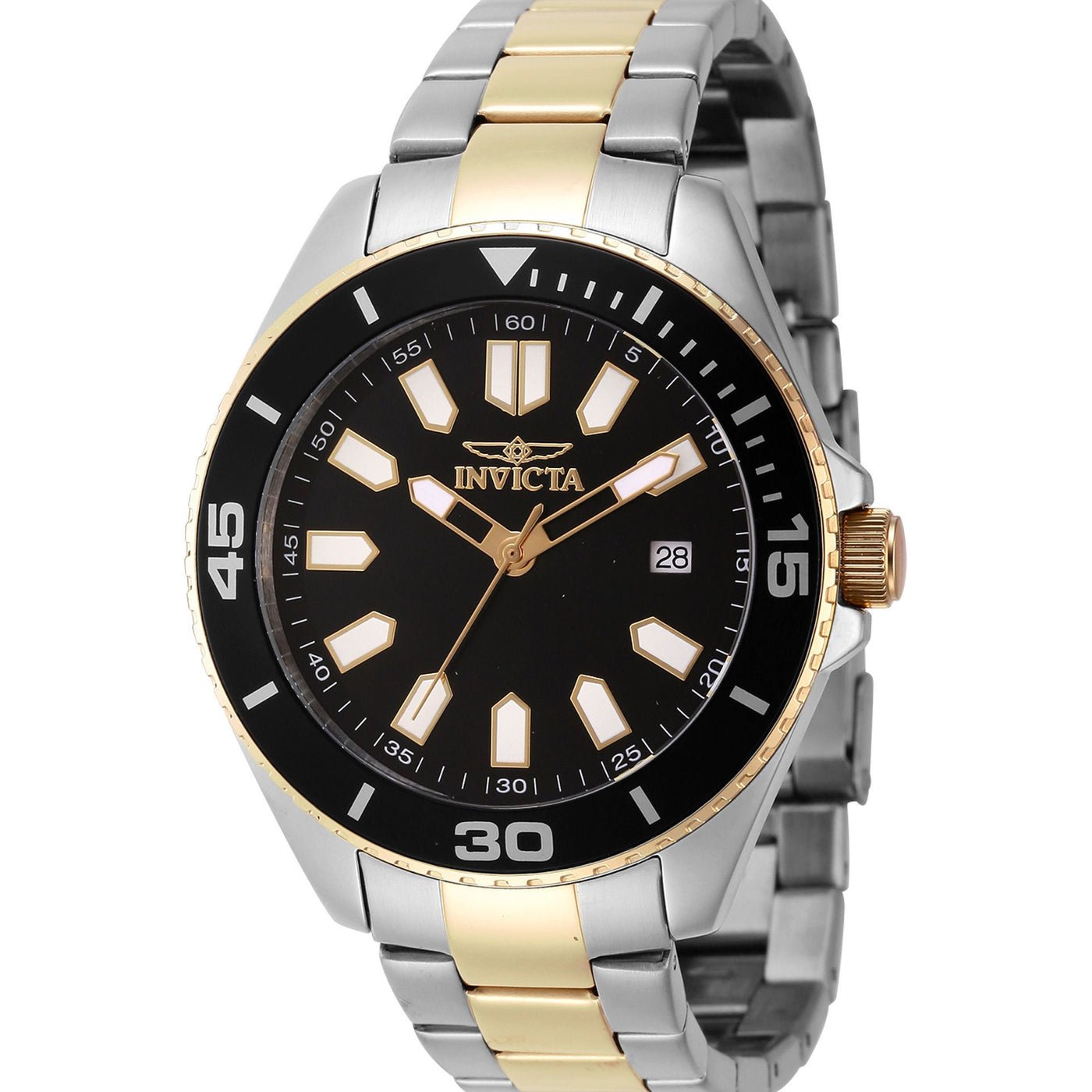 Invicta Herren Armbanduhr - Edelstahl mit Datumsanzeige