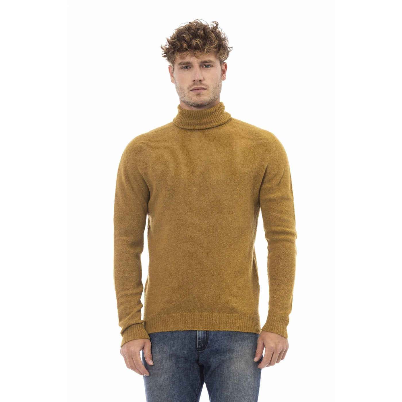 Alpha Studio Herren Pullover in Einfarbig Dunkelblau