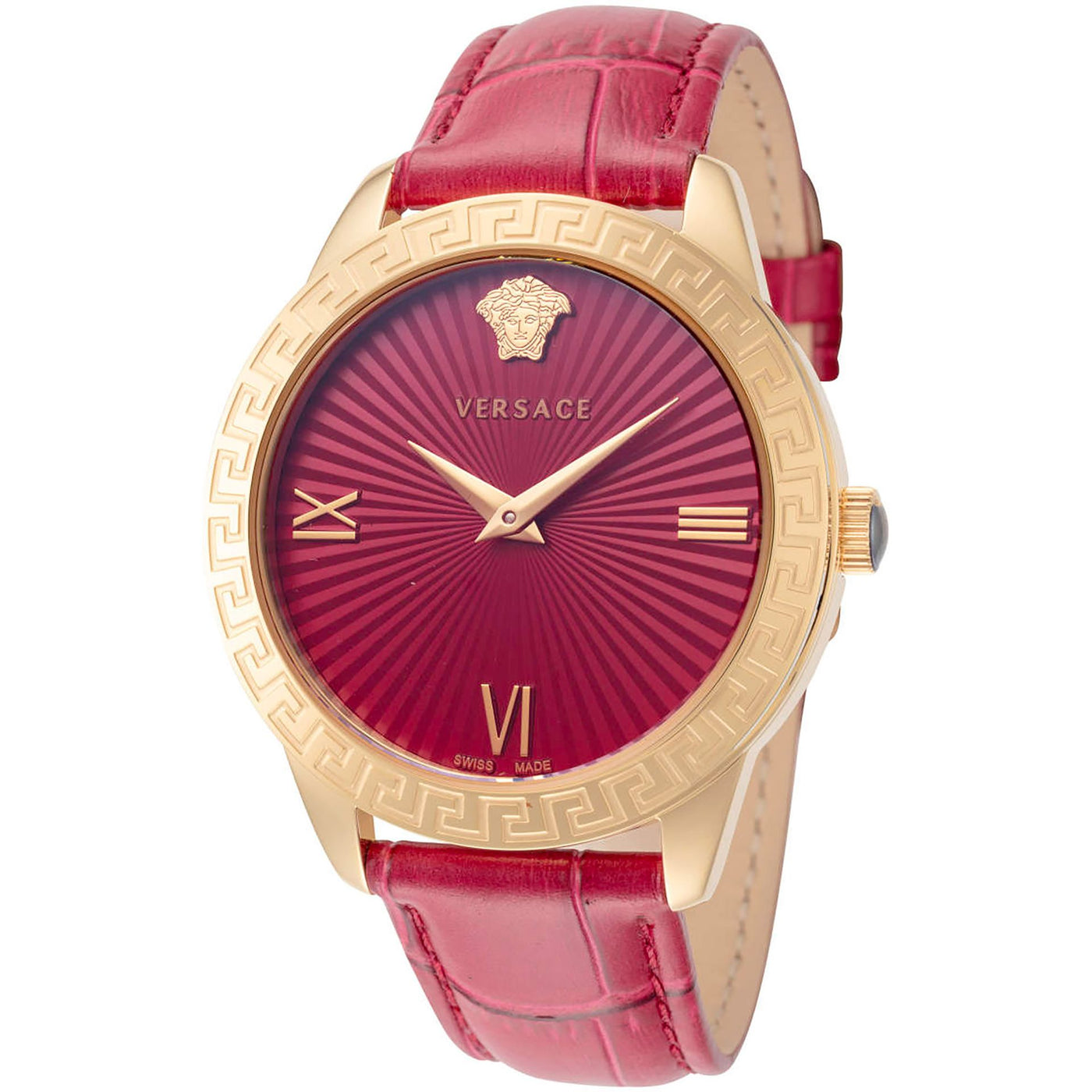 Versace Edelstahl Uhr für Damen und Herren