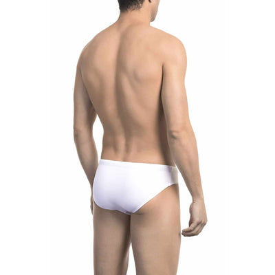 Bikkembergs Herren Einfarbige Strandmode Schwarz