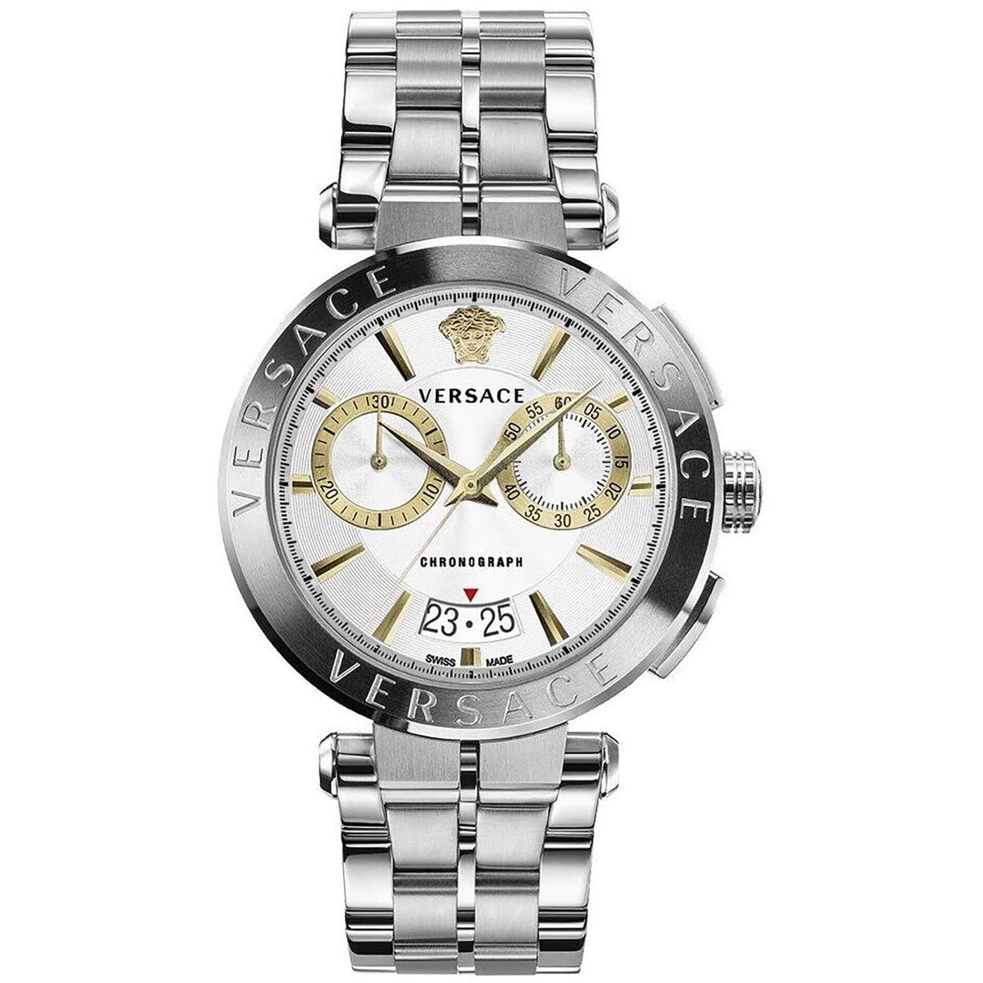 Versace Herren Uhr – Multifunktionaler Chronograph