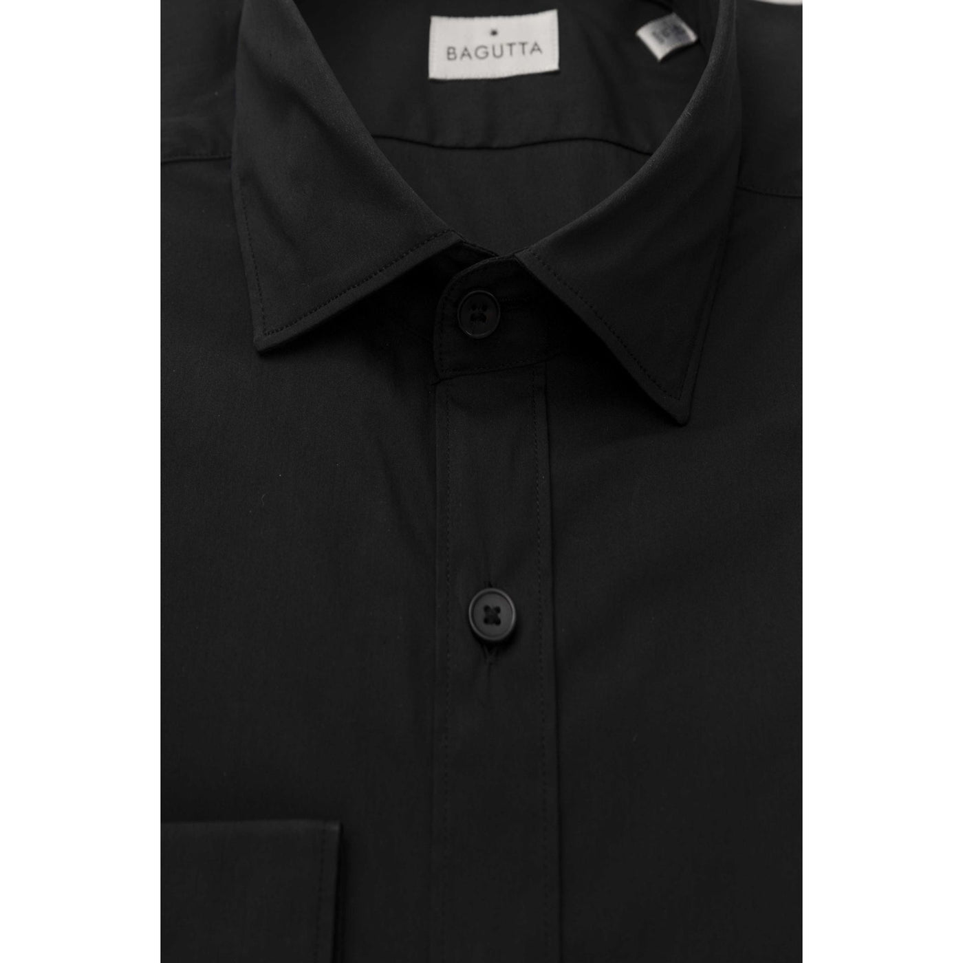 Bagutta Herren Hemd - Slim Fit, Knöpfe, Einfarbig
