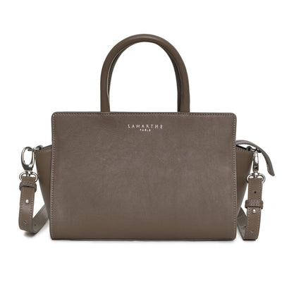 Lamarthe Leder Handtasche in Schwarz