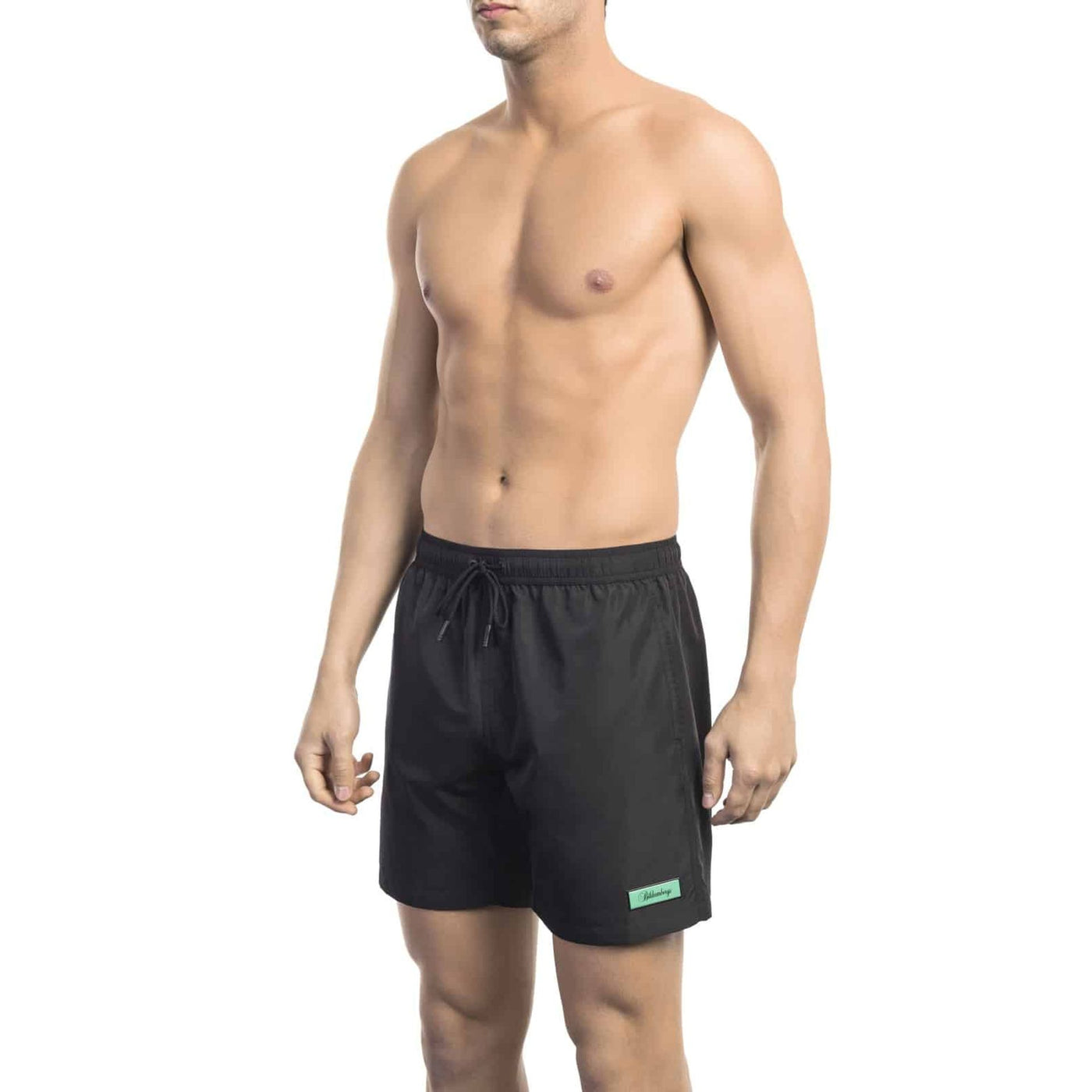 Bikkembergs Herren Beachwear Schwimmshorts in Schwarz