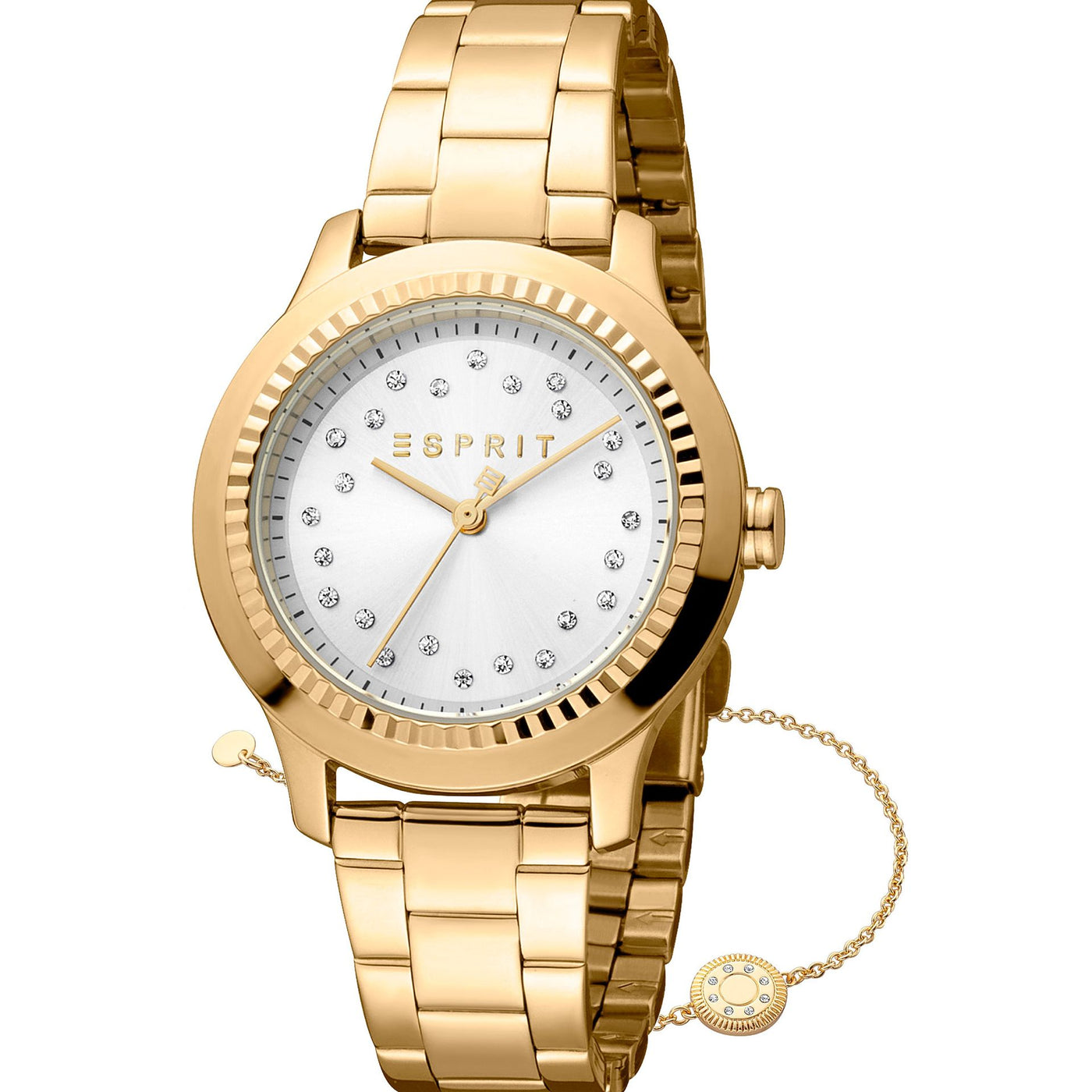 Esprit Damen Quarz Uhr aus Edelstahl