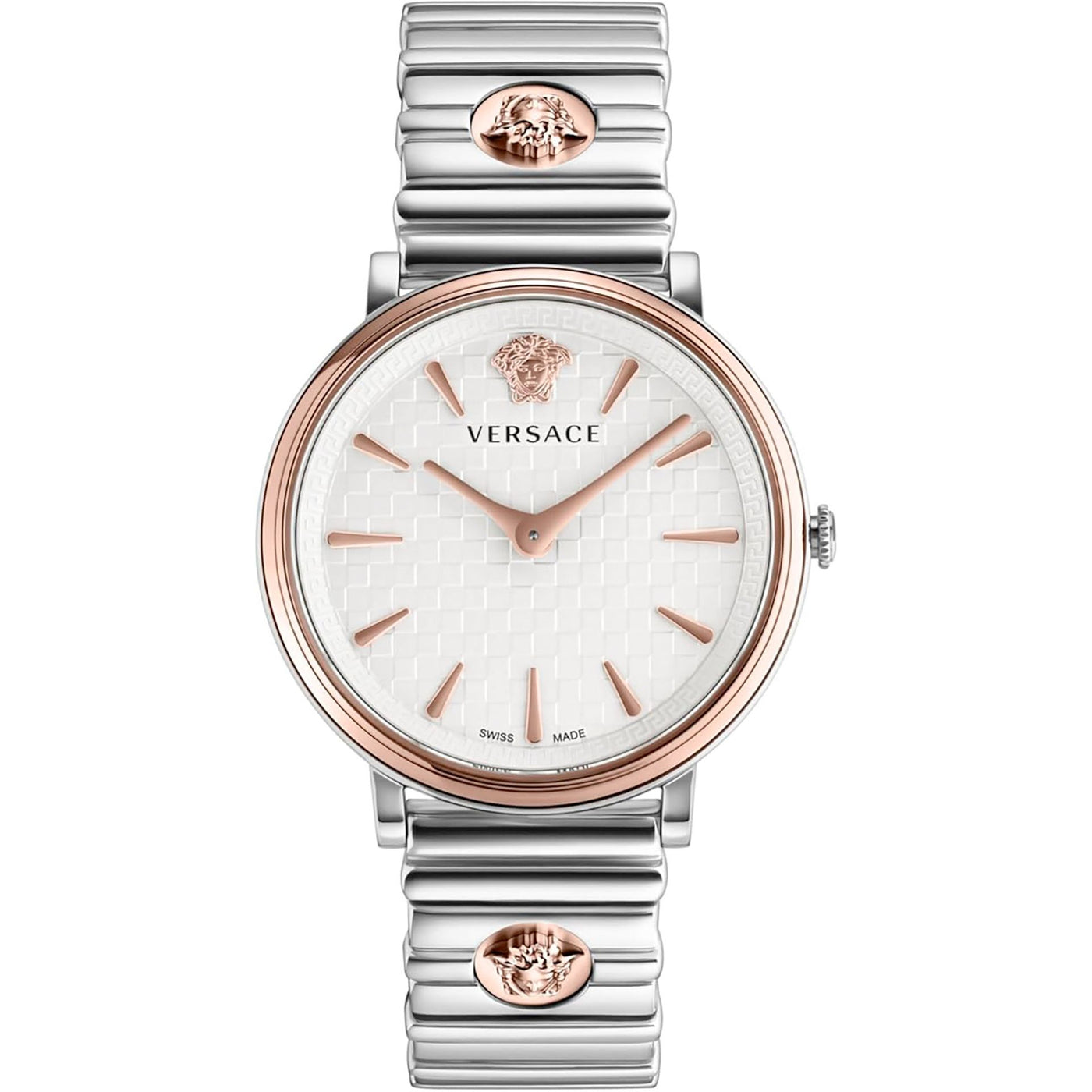 Versace Unisex Uhr - Elegante Edelstahlzeitmesser
