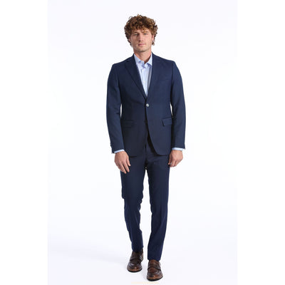 Baldinini Herrenanzug in Einfarbig - Slim Fit aus 100% Wolle