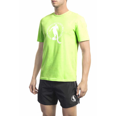 Bikkembergs Herren T-Shirt in Einfarbig – Designer Beachwear