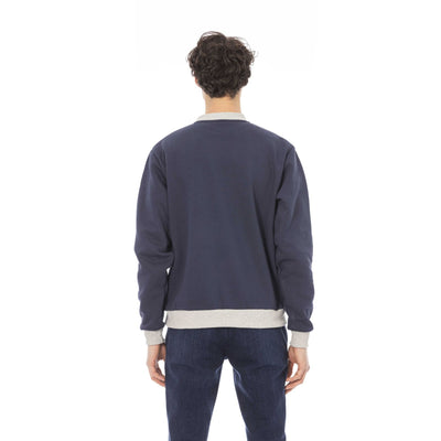 Baldinini Herren Sweatshirt in Einfarbig Blau